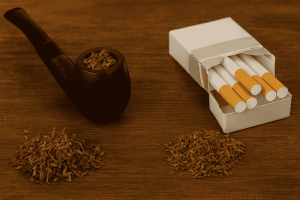 Difference Between Pipe Tobacco and Cigarette Tobacco