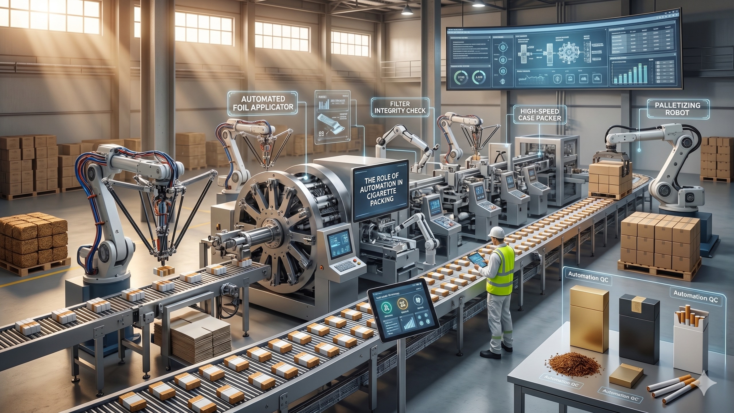 cigarette packing machine