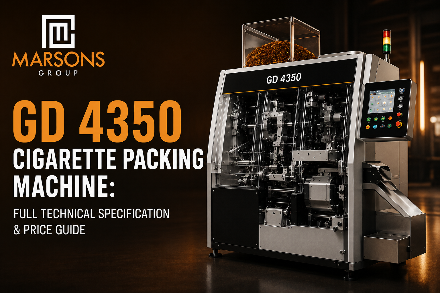 GD 4350 cigarette machine