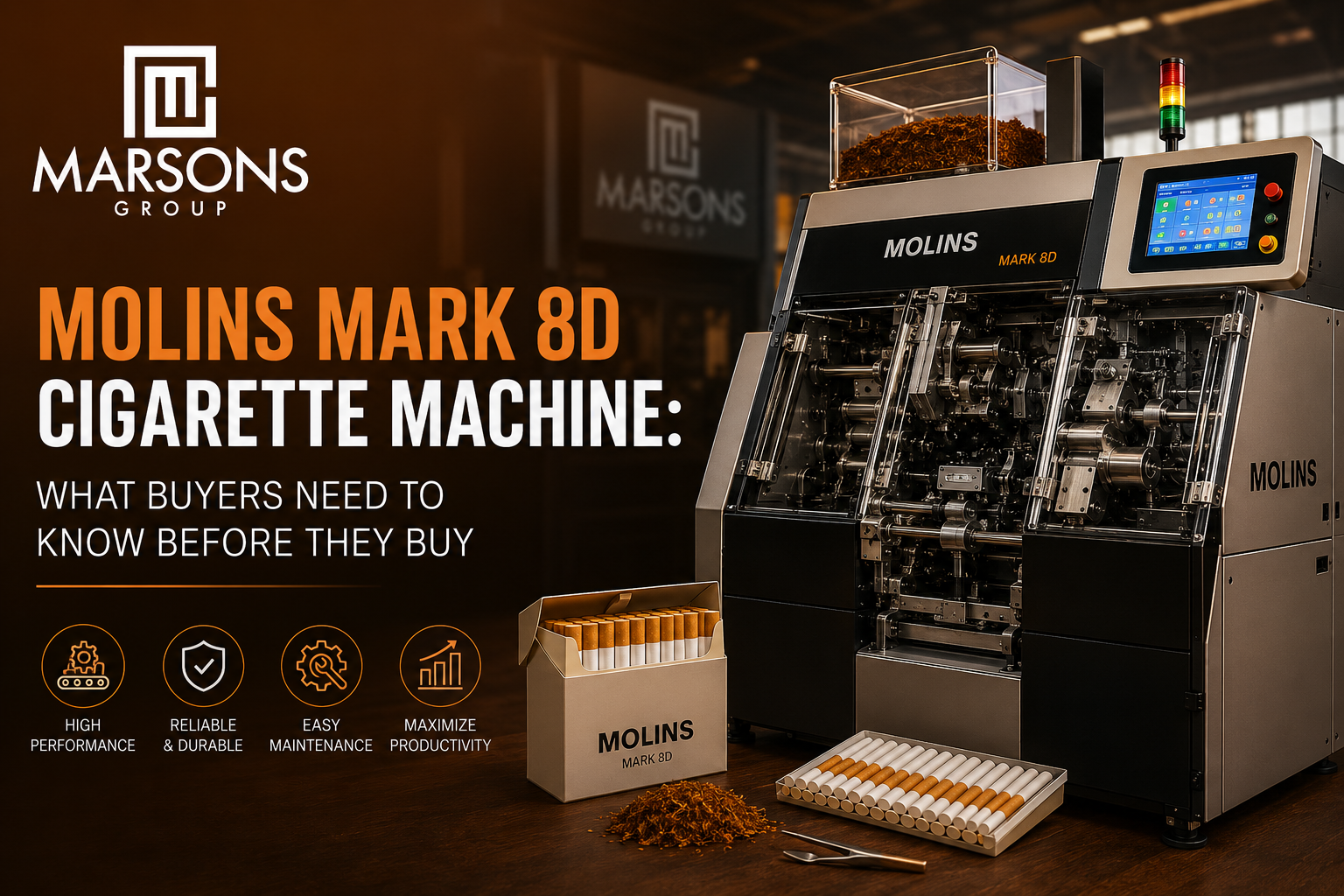 mark 8D cigarette machine