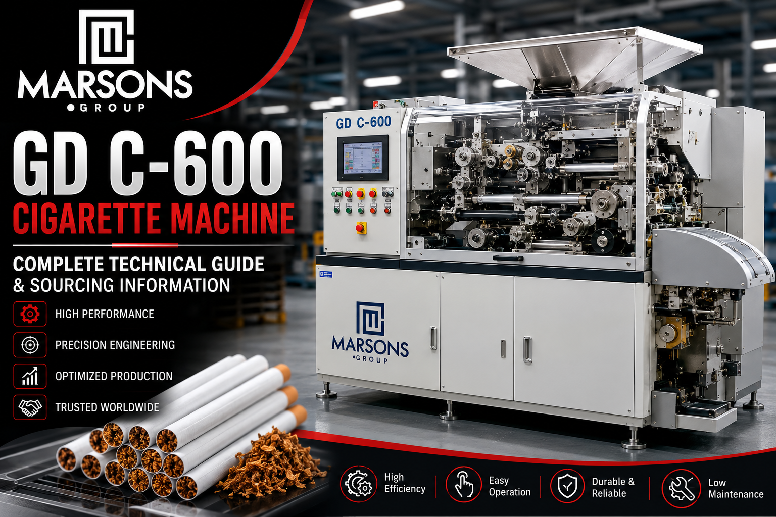 GD C-600 cigarette machine