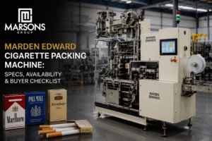 Marden Edward Cigarette Packing Machine