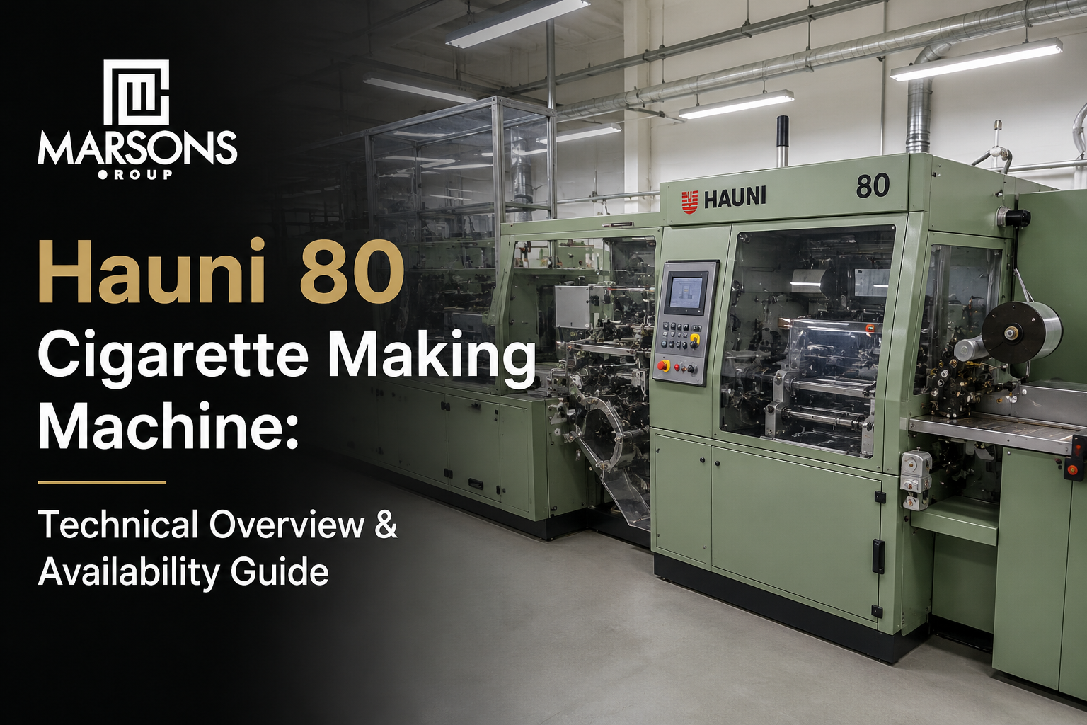 hauni 80 cigarette machine