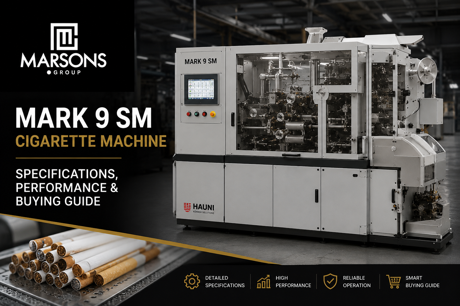 Mark 9 SM cigarette machine for sale