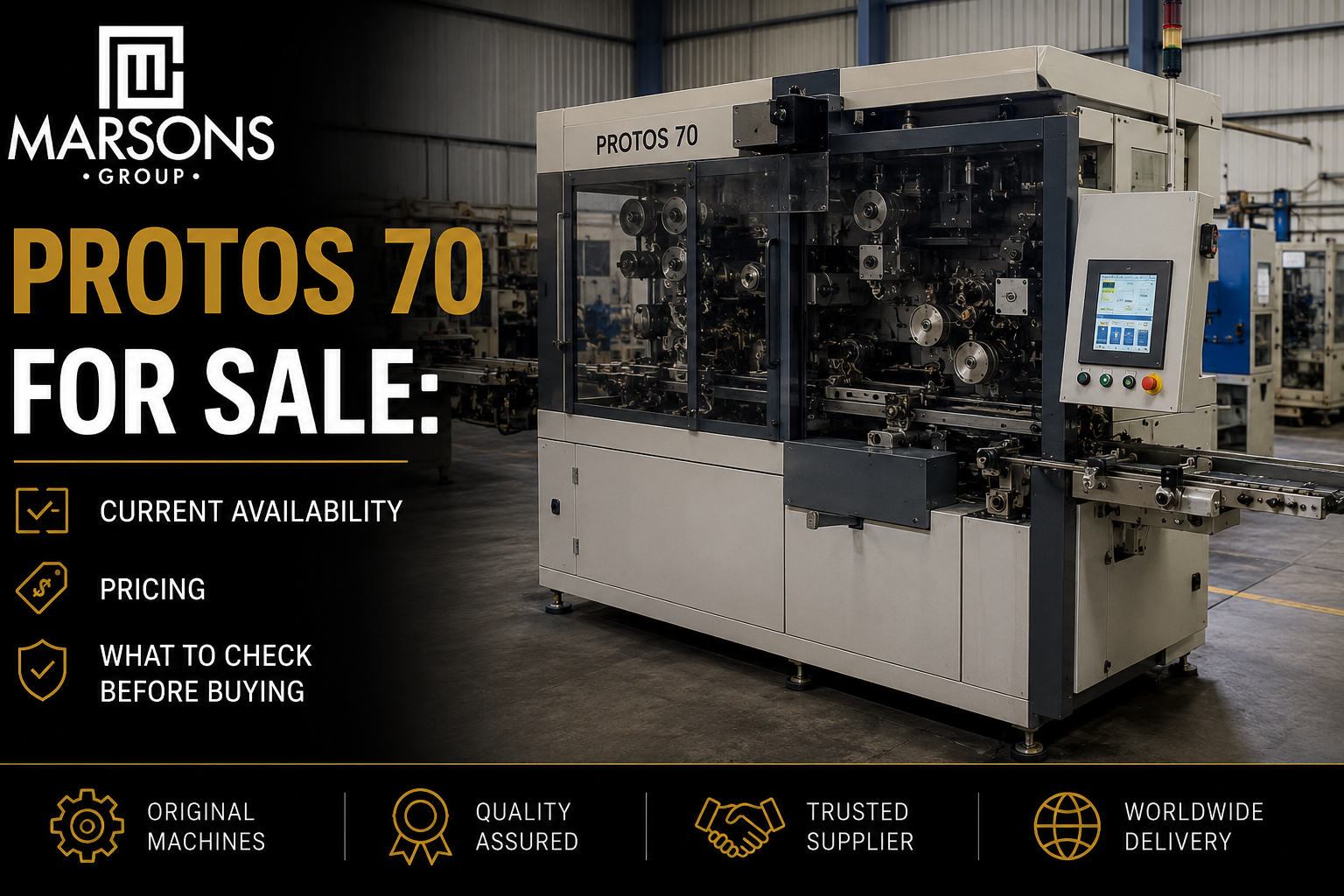 Protos 70 Cigarette Making Machine for sale