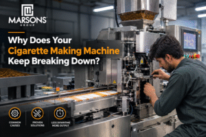 cigarette making machine downtime causes